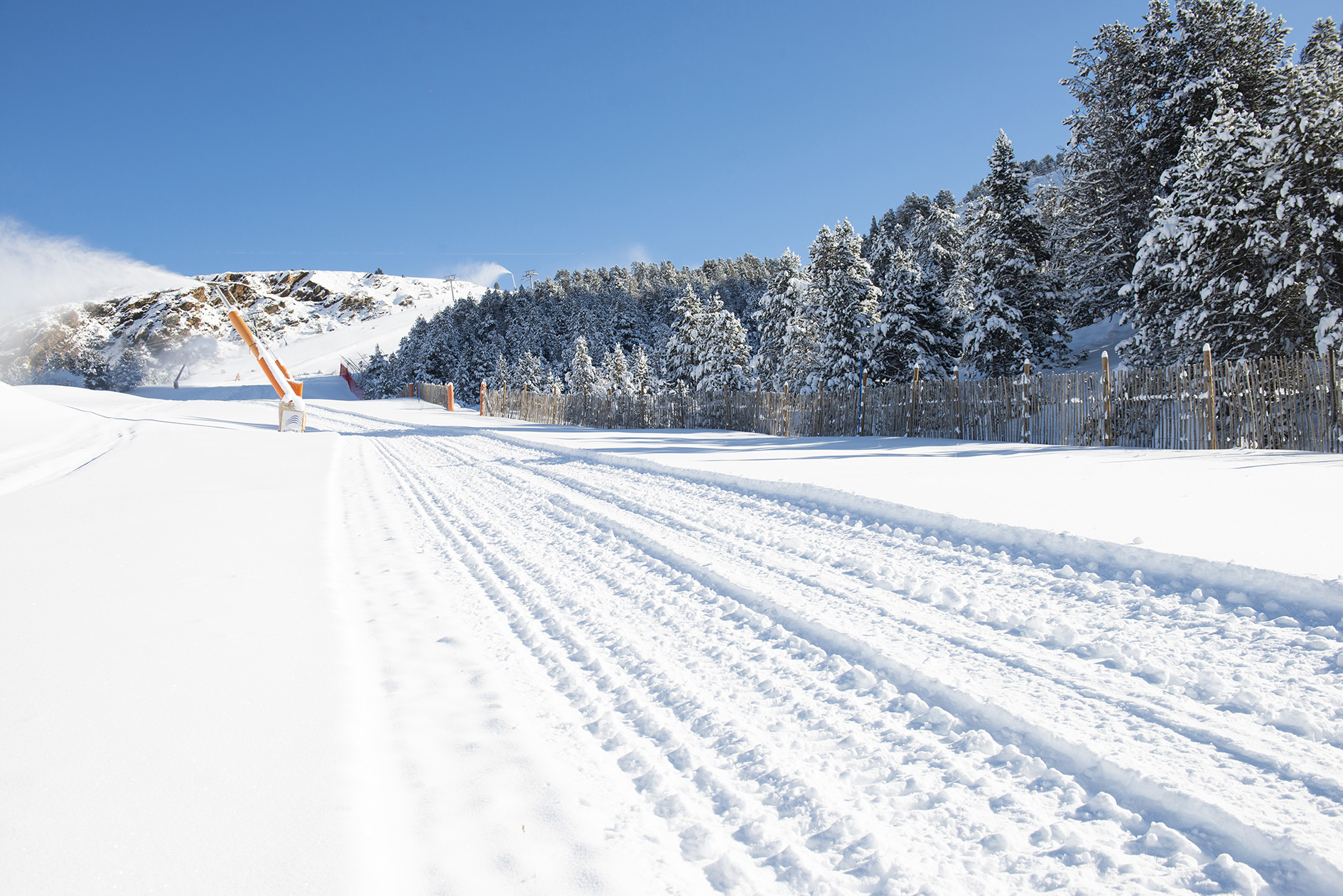 Different types of snow Grandvalira