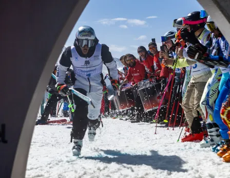 oan Verdú presentando la Mamba Ski Race 2026 en rueda de prensa