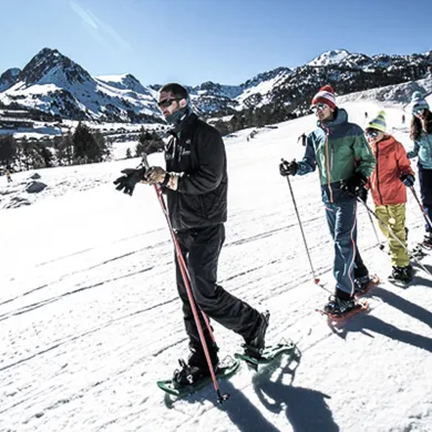 Ruta de raquetas en Andorra