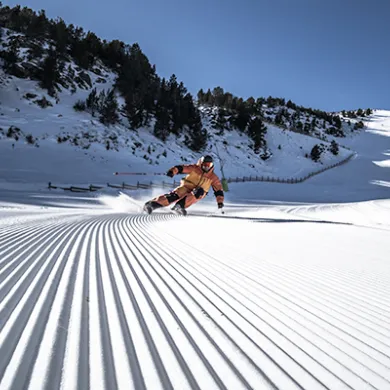 skiing in April in Andorra