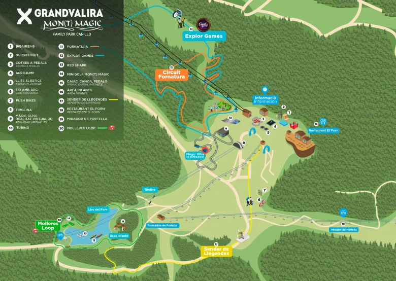 mapa mont magic
