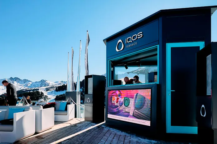 cabina dj a l'iqos terrace