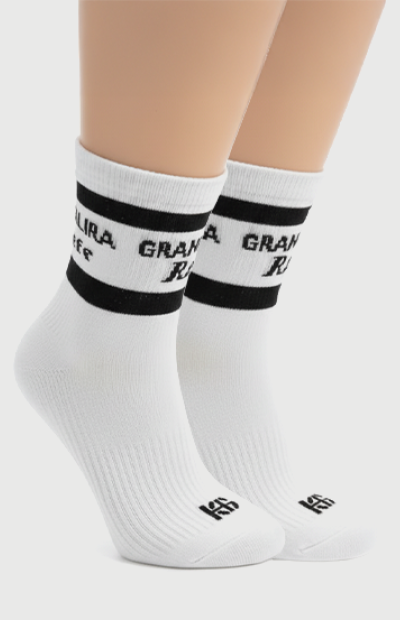 Grandvalira Black & White Socks