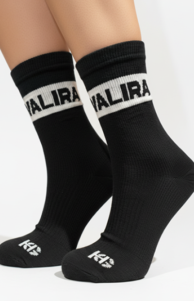 Grandvalira Black & White Socks
